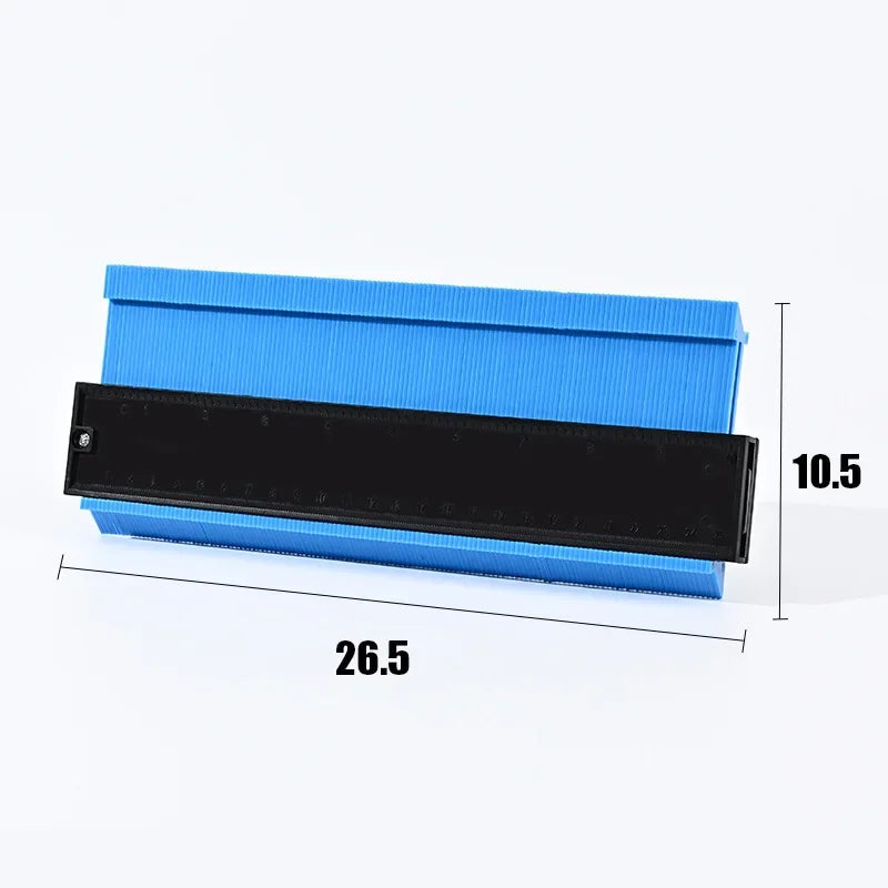 Profile Contour Gauge line Copier Ruler Cutting template Construction Woodworking Measuring instrument ceramic Tiling tiles tool