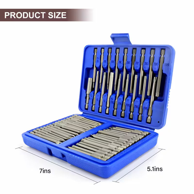 50pc long torx set