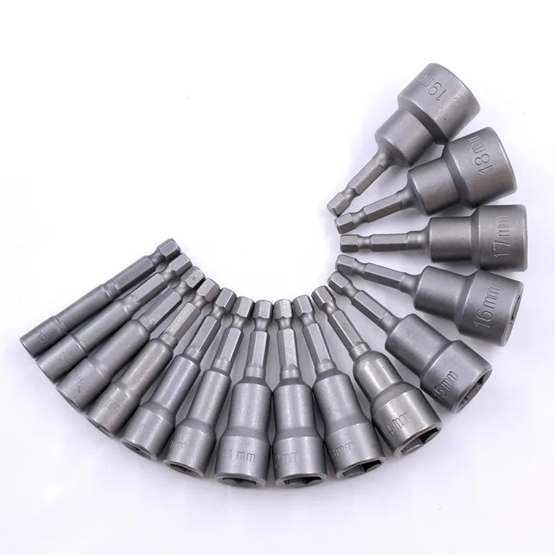 Powerful Socket Inner Hexagonal Wrench Hexagonal Handle Screwdriver Socket Extension Rod Pneumatic Screwdriver Insert Tool Set
