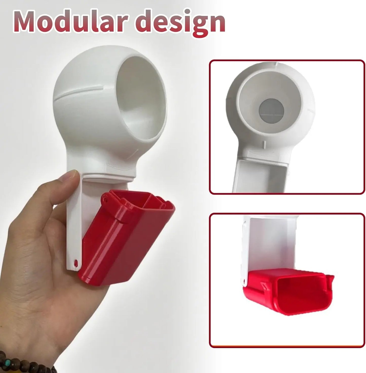 Drill Dust Collector Box 3D Printed Drill Dust Collection Mess-Free Wall Drilling Compatible with Most Drill Bits
