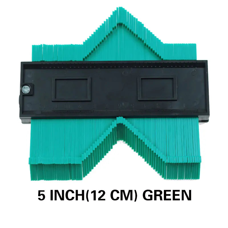 Profile Contour Gauge line Copier Ruler Cutting template Construction Woodworking Measuring instrument ceramic Tiling tiles tool