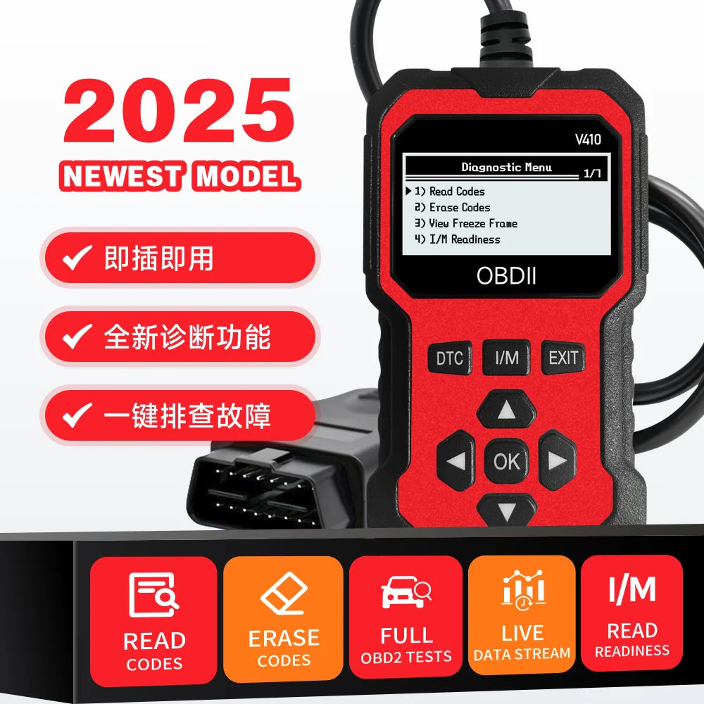 Car Obd2 Scanner Diagnostic Tool Code Reader Engine Fault Code Reader Scanner Can Diagnosis All Obd in 1996 Agreement Car