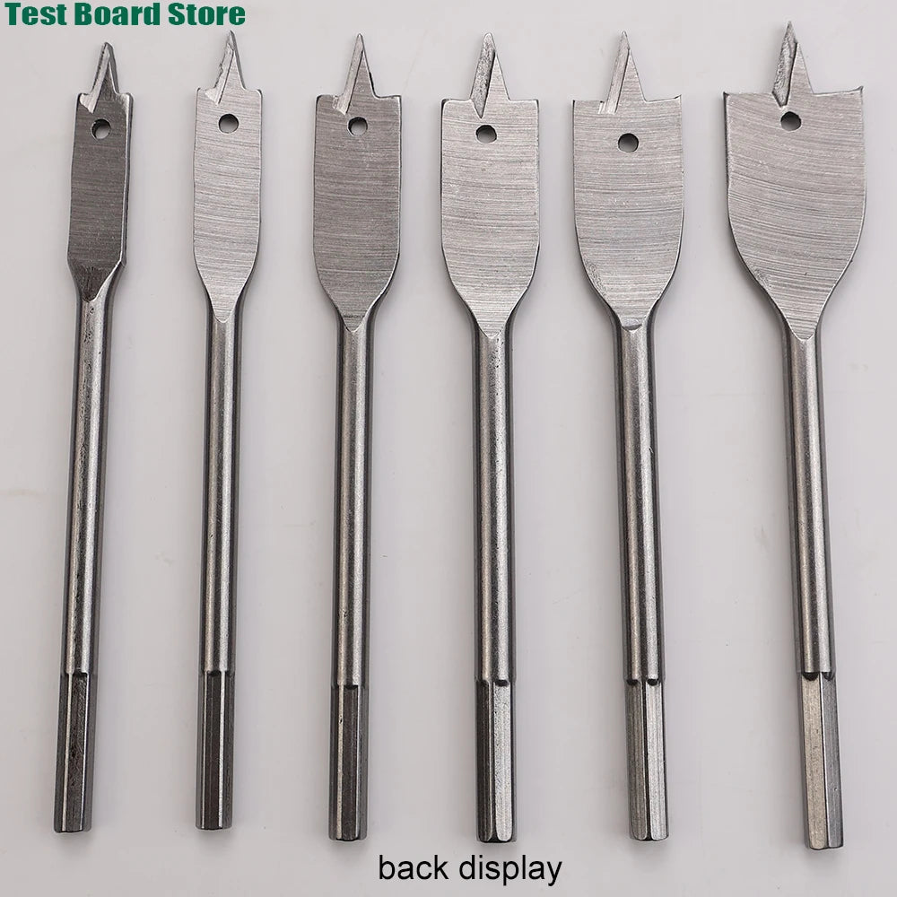 1Set 10-20MM shovel shaped drill bits, woodworking three-point positioning flat drill bits, and quick woodworking drill tool kit