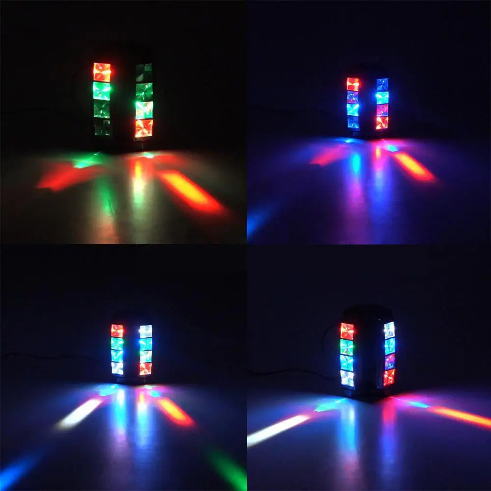 8x3W Mini Led Spider Light Sound Mode LED Moving Head Lights led Beam Stage Dj Bars Party DMX512 disco lighting