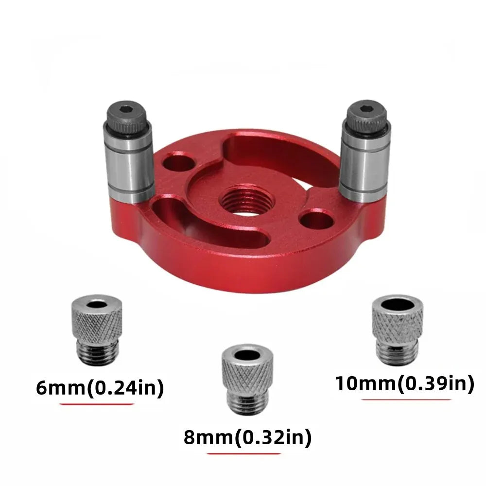 Woodworking Pocket Hole Jig 6/8/10mm Self-centering Vertical Doweling Jig Drill Guide for Locator Hole Puncher Carpentry Tools