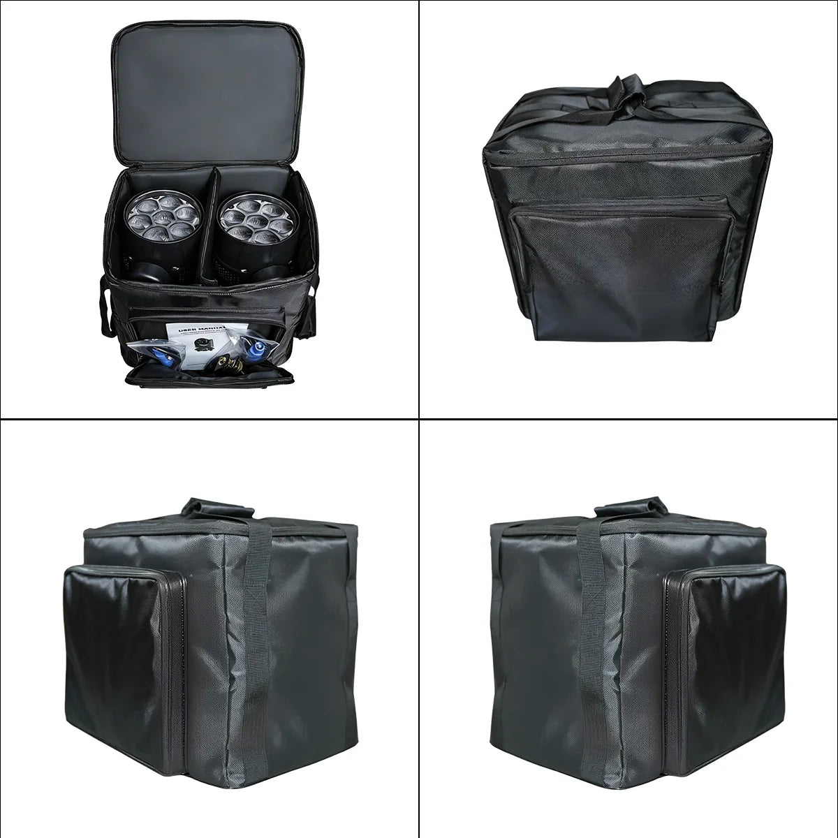 Reiz 2Pcs With Bag 7x40W 4 in1 RGBW LED Beam + Wash Zoom testa mobile DMX per NightClub Dj Disco Party Bar Stage Lighting