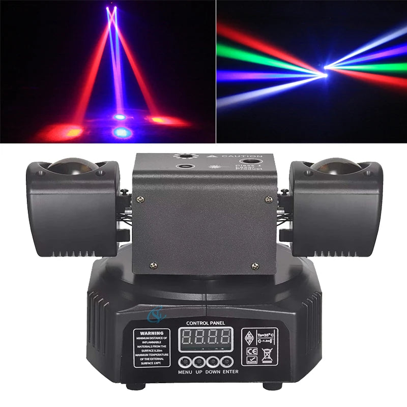 Stage Light 36W Moving Head Remote Control DMX512 RGBW RG Laser For DJ Party Christmas Rotating LED Stage Effect Light