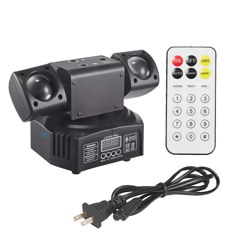 Stage Light 36W Moving Head Remote Control DMX512 RGBW RG Laser For DJ Party Christmas Rotating LED Stage Effect Light