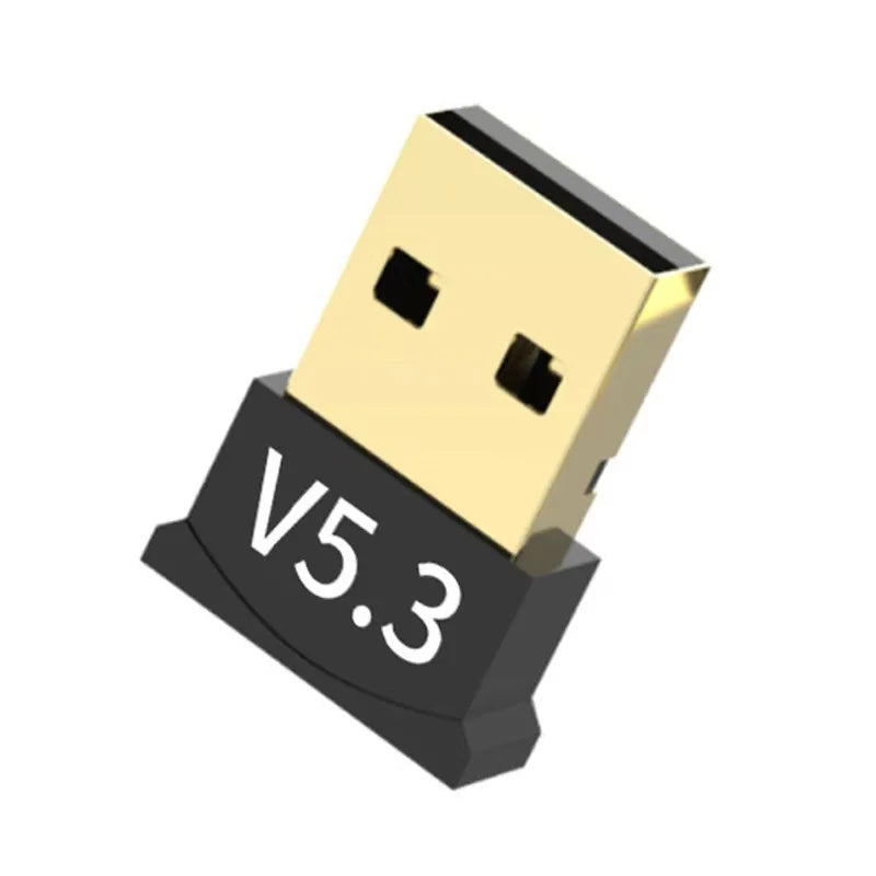 USB 5.3 Bluetooth Adapter Desktop Computer Drive Free Bluetooth Adapter Not Applicable to All iOS System Devices