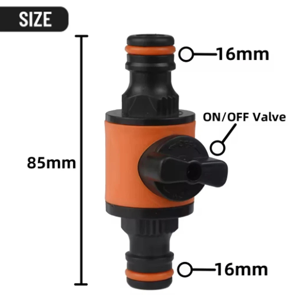 New 1PC/2PCS Garden Hose Shut Off Valve Tap Adapter Quick Joint Garden Sprays Sprinklers for Watering the Garden