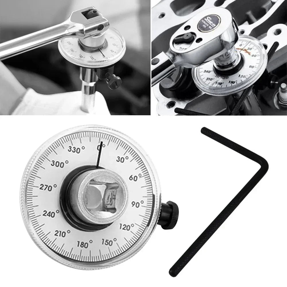 Torque Wrench Torquemeter Dial Hand Tool Automotive Tools Car Repairing Auto Service Equipment Garage Calibrated In Degrees