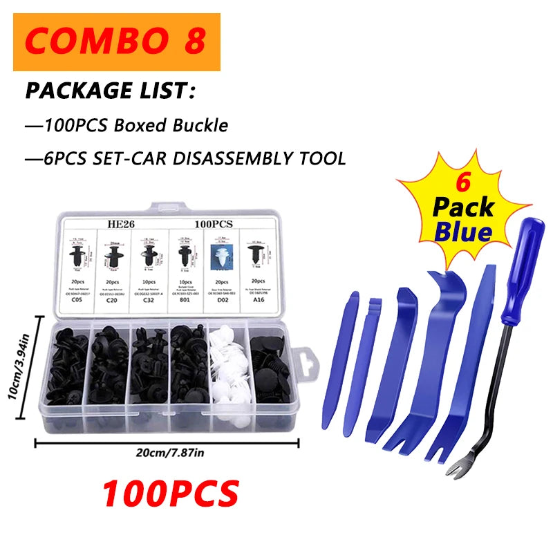 Car Hand Tool Set Car Disassembly Tool Kit Stereo Repair DVD Repair Tool Dashboard Removal Tool Interior Plastic Trim Panel
