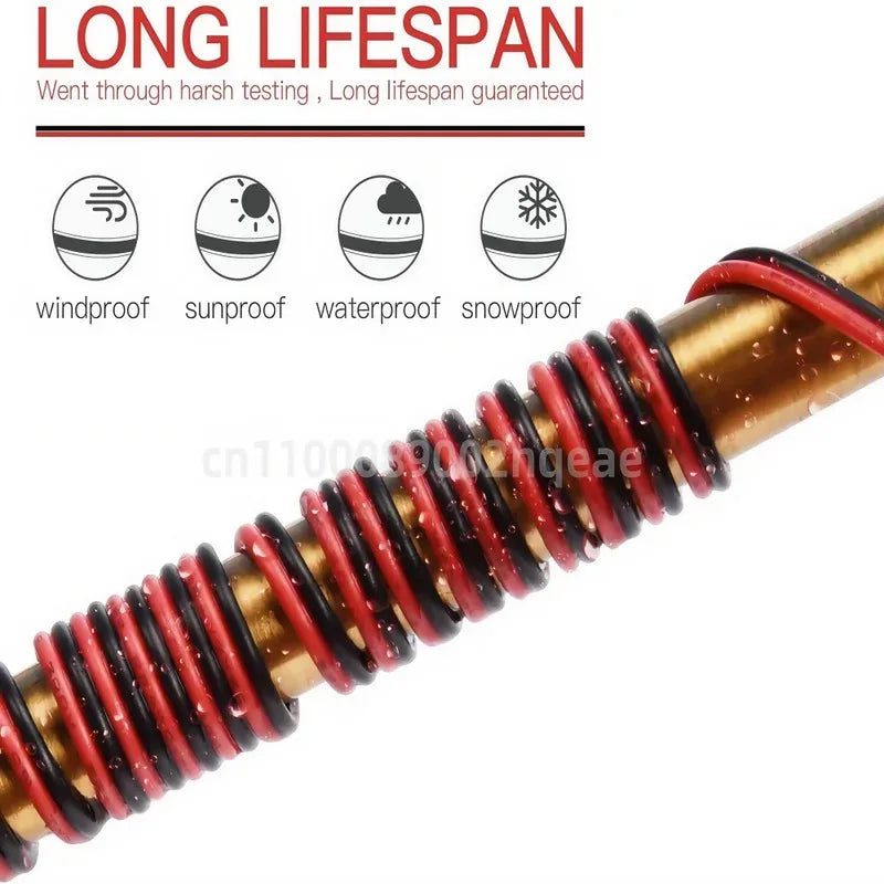 2pin Red Black Electrical Wire 18 20 22 24 26 LED Strip Cable 2 Core Tinned Copper Extension Power Cord For Lighting Audio